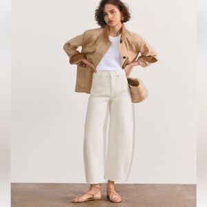 Everlane The Way-High Curve Jean in Ecru